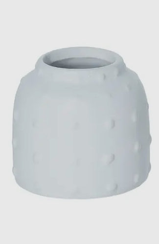 15.5” White Scalloped Planters
