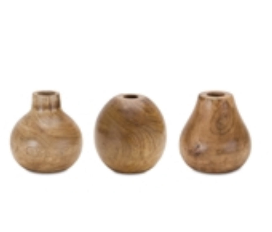 Wood Vase-3 Styles