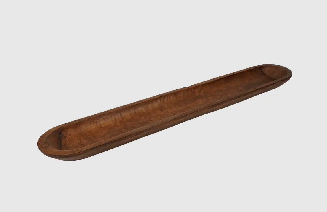 Long Wood Baguette Tray