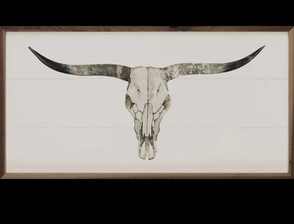 16”x 8” Longhorn Skull