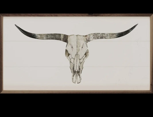 16”x 8” Longhorn Skull