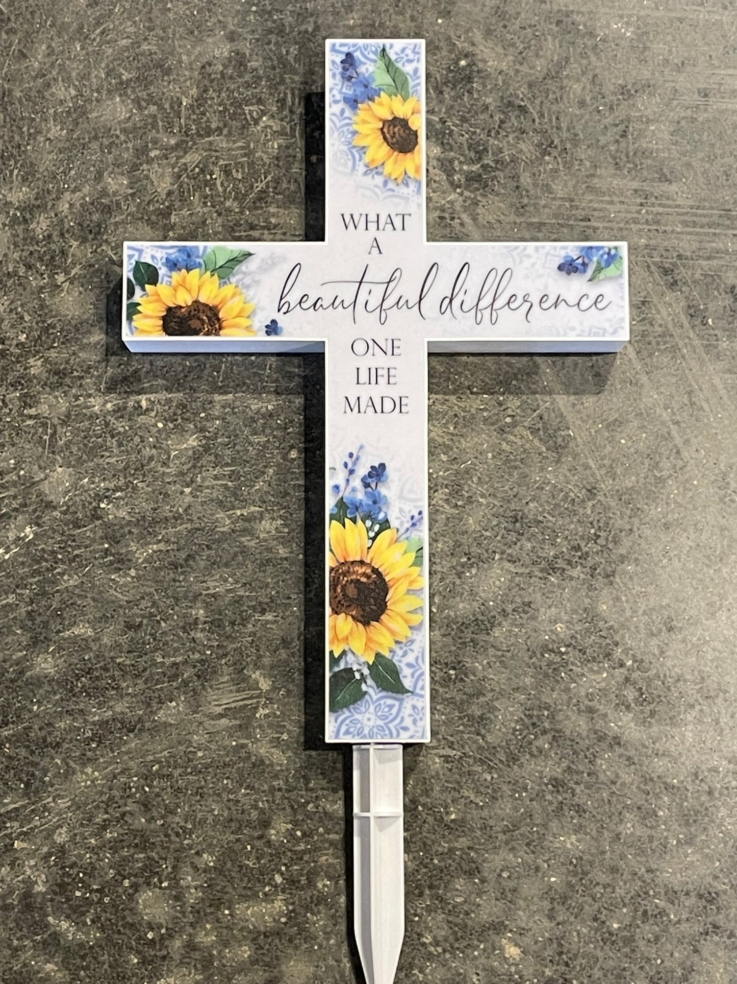 Solar Cross “What A beautifully difference one life made”