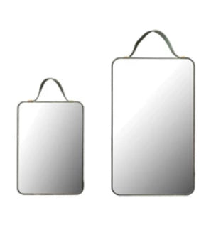 Velvet Edge Rectangle Mirror-Sm