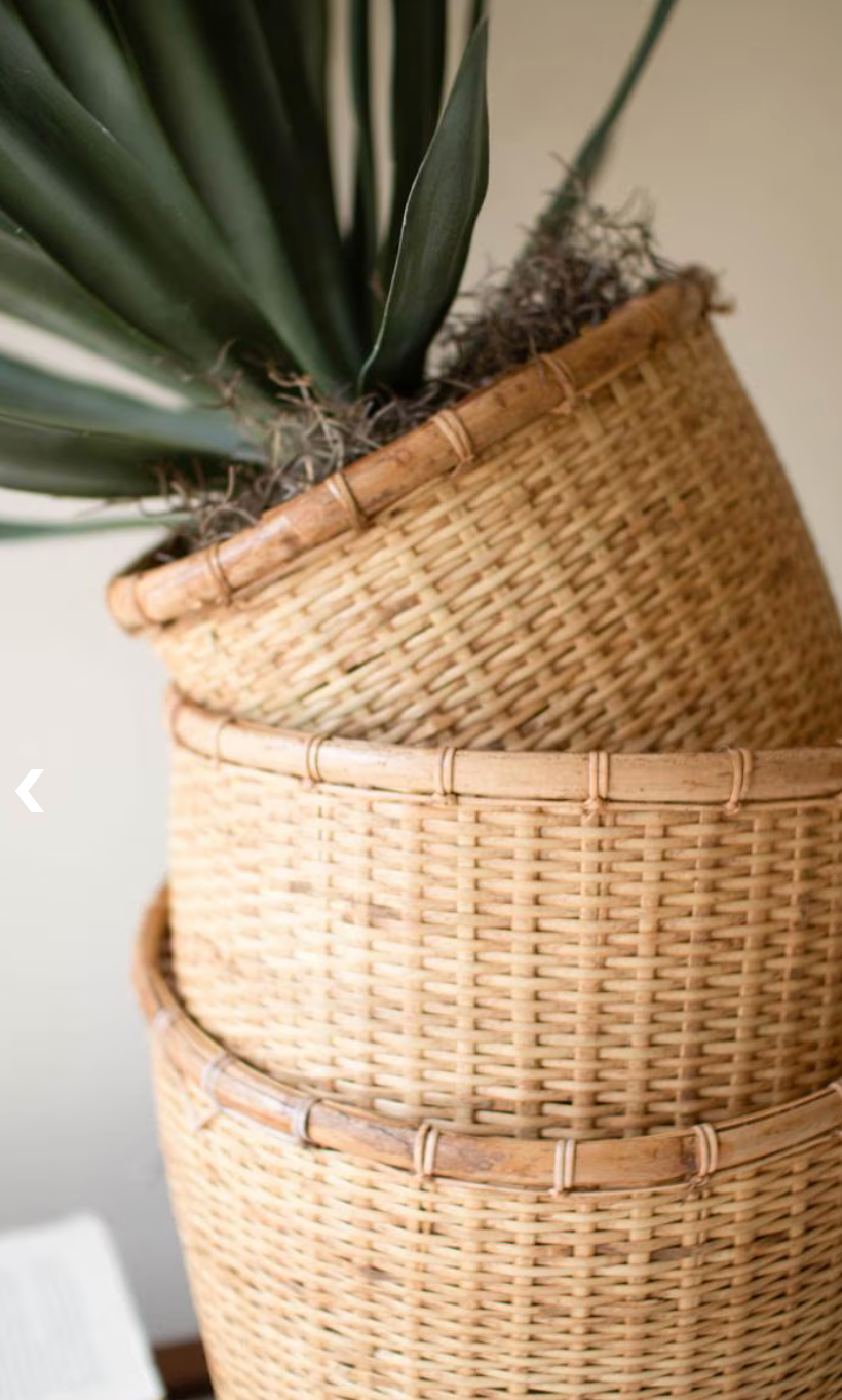 SPLIT CANE BASKETS