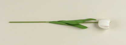 21.5” Soft Touch White Tulip Stem