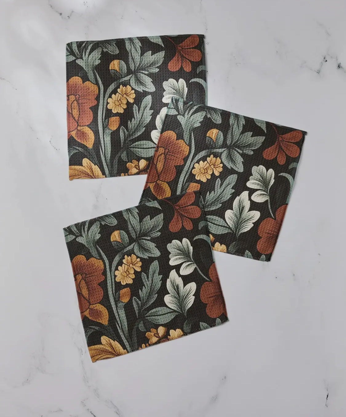 Classic Floral Dishcloth Set