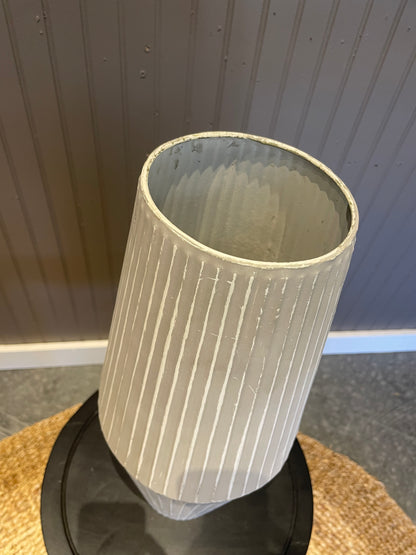 Metal Gray Vase