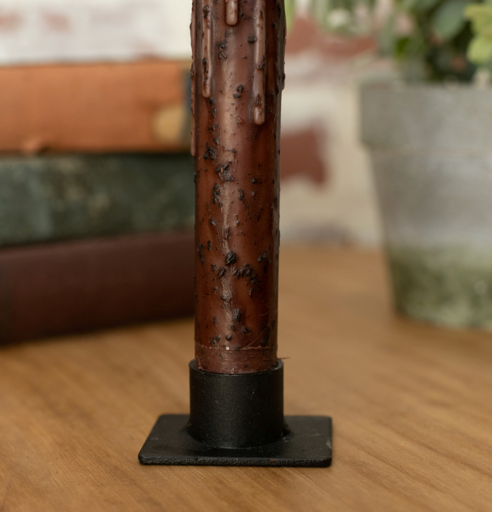 Small Black Metal Taper Holder
