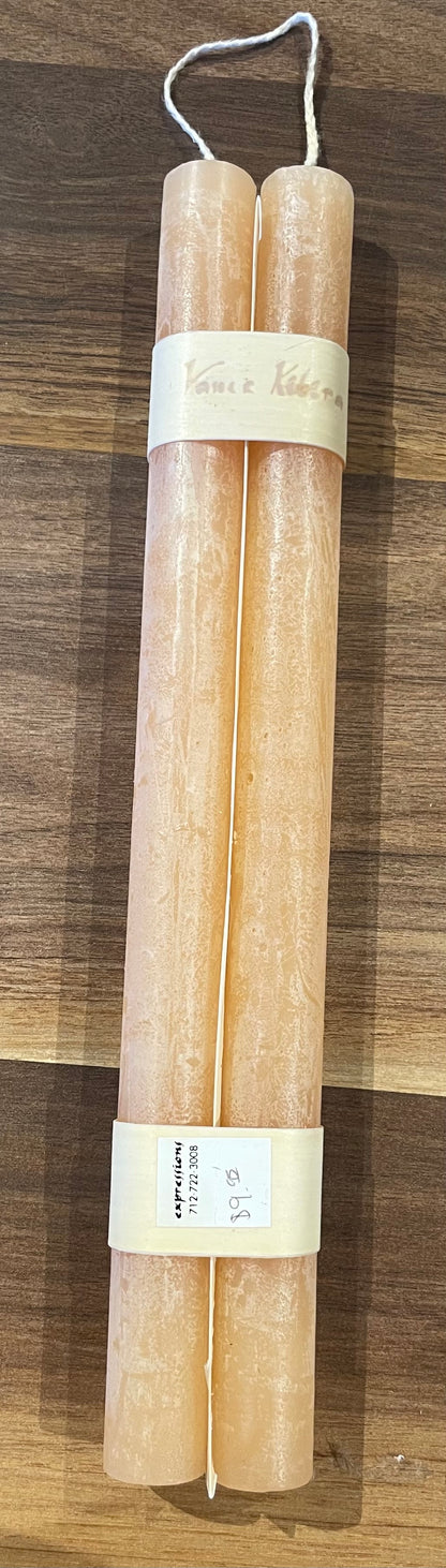 Timber Taper Candles-Sand Color