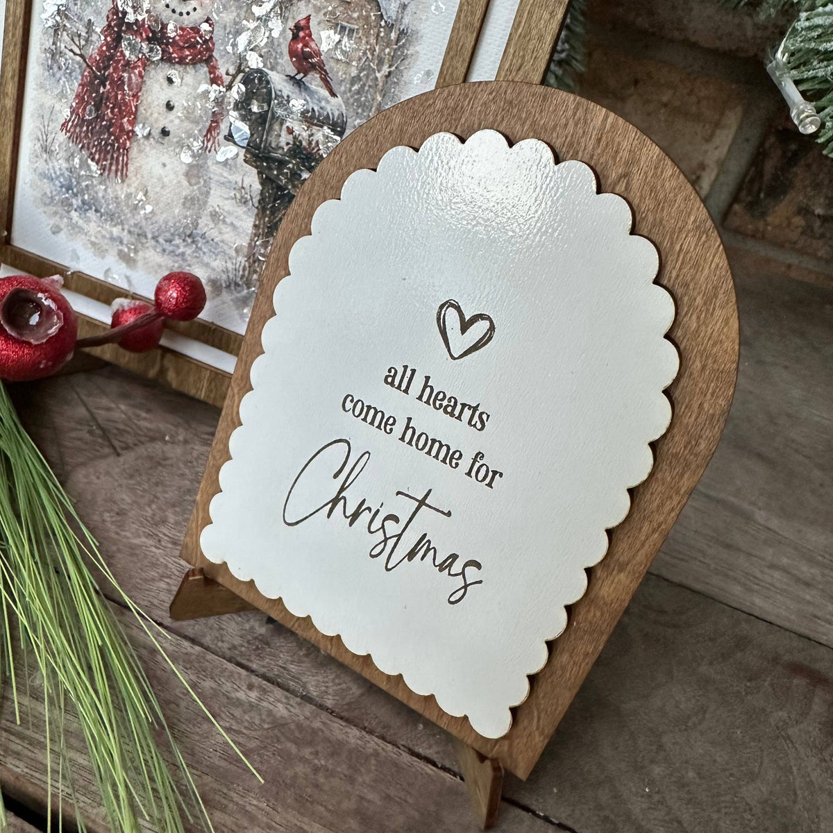 Home for Christmas Snowman & Cardinal | Coordinating Set