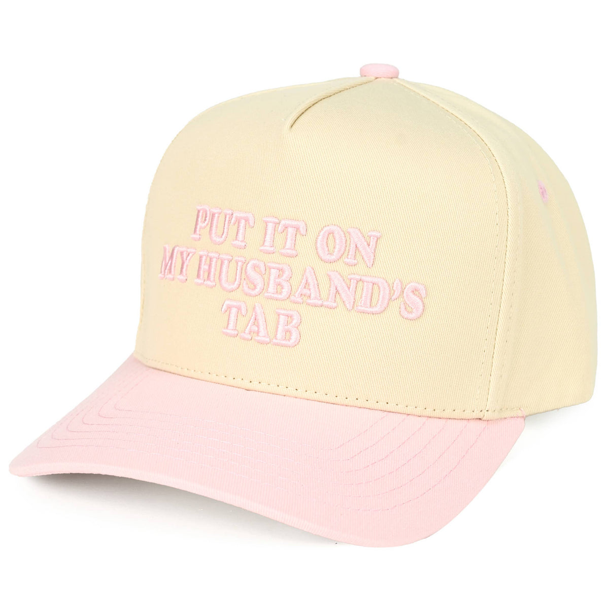 C.C PUT IT ON MY HUSBAND'S TAB Letter Trucker Hat