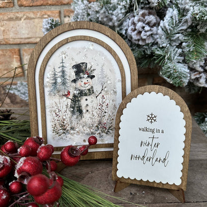 Winter Wonderland Snowman & Cardinal | Coordinating Set
