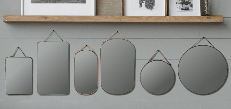 Velvet Edge Rectangle Mirror-Sm