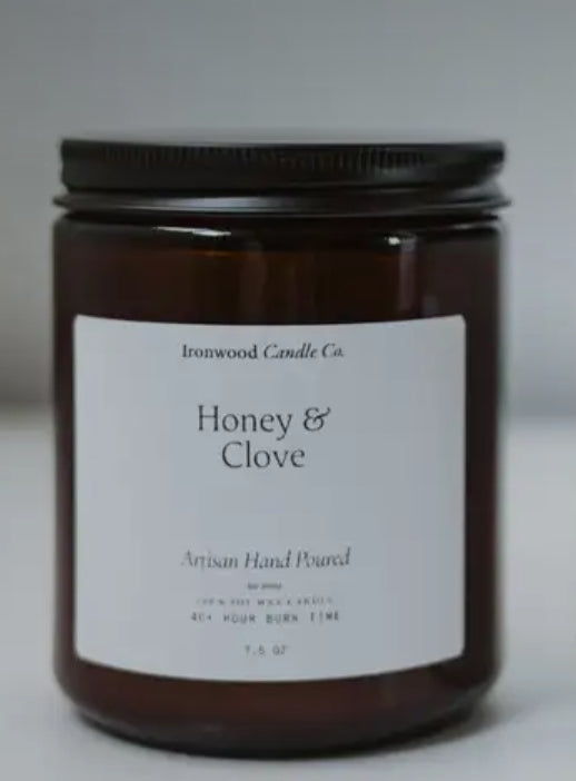 Honey & Clove Soy Candle