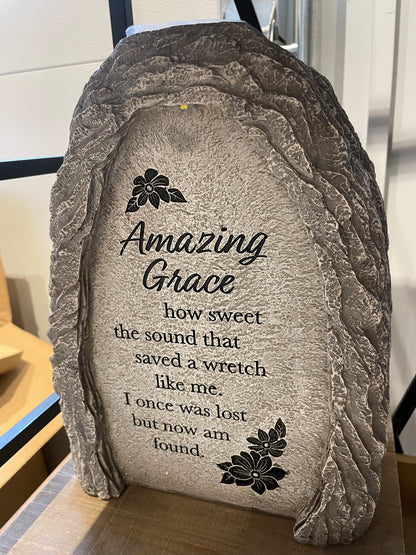 “Amazing Grace” Solar Garden Marker