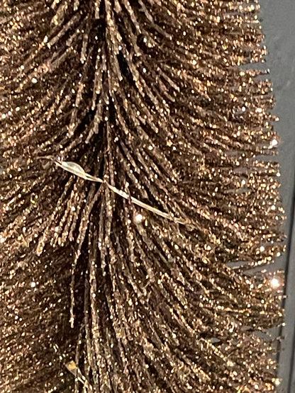 Brown Bottle Brush Tree w/LED Lights