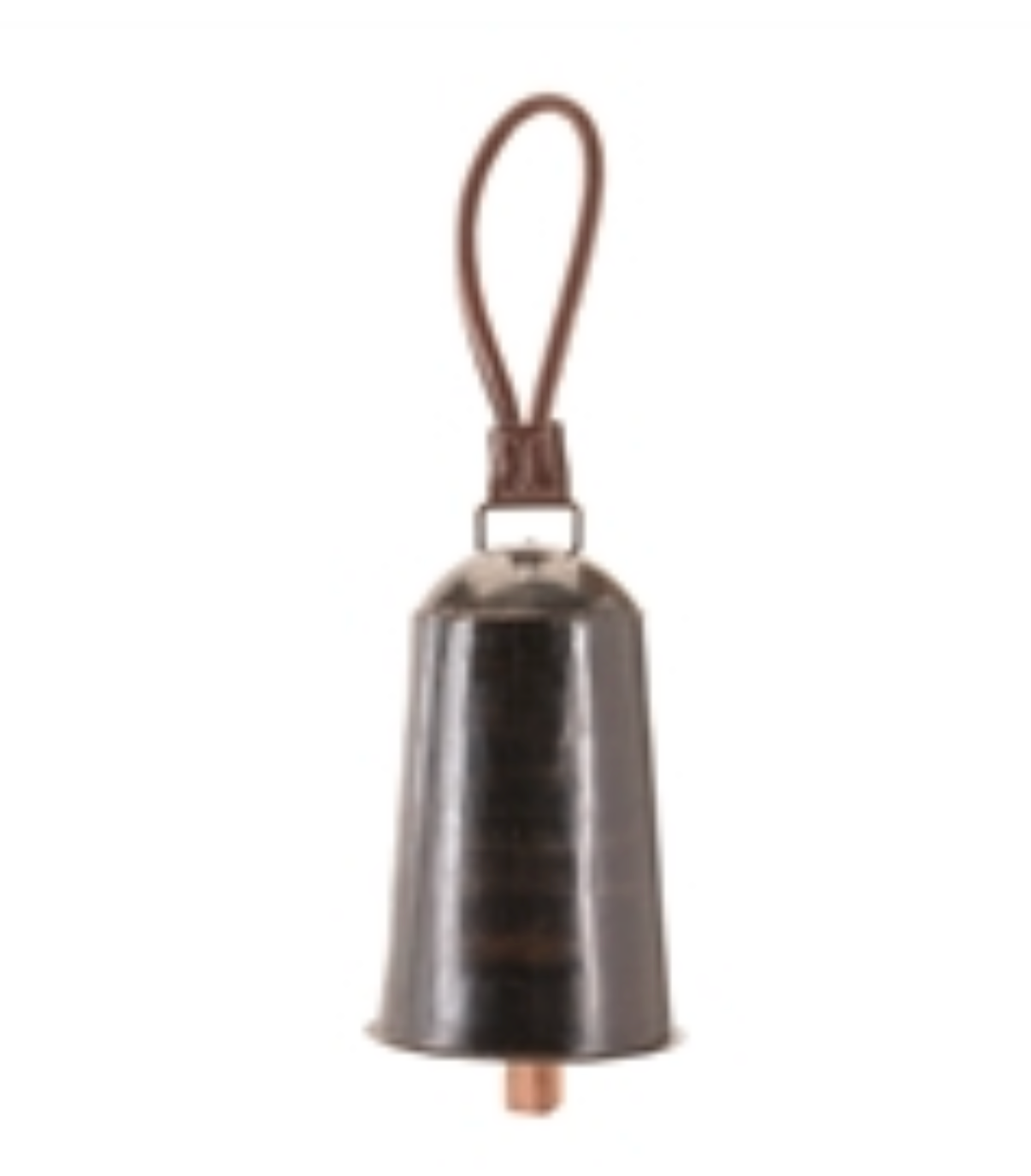 6” Iron Bell w/Leather Strap