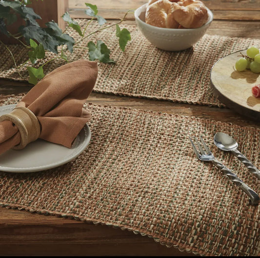 36”L Ginger Tweed Table Runner