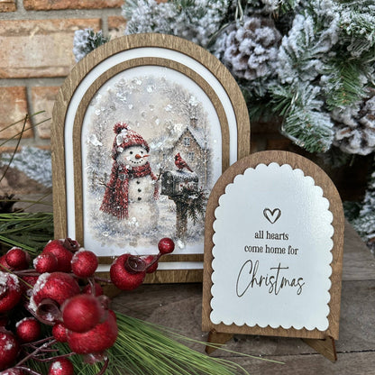 Home for Christmas Snowman & Cardinal | Coordinating Set
