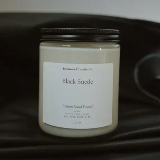 Black Suede Candle-7.5oz