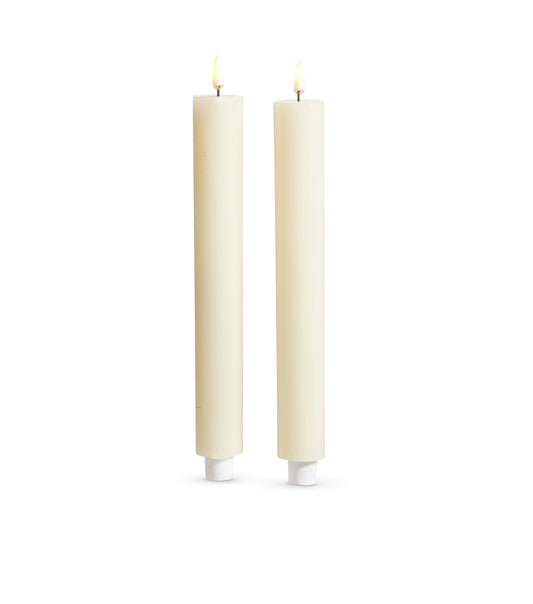 1.25”x8.5” Ivory Taper Candle