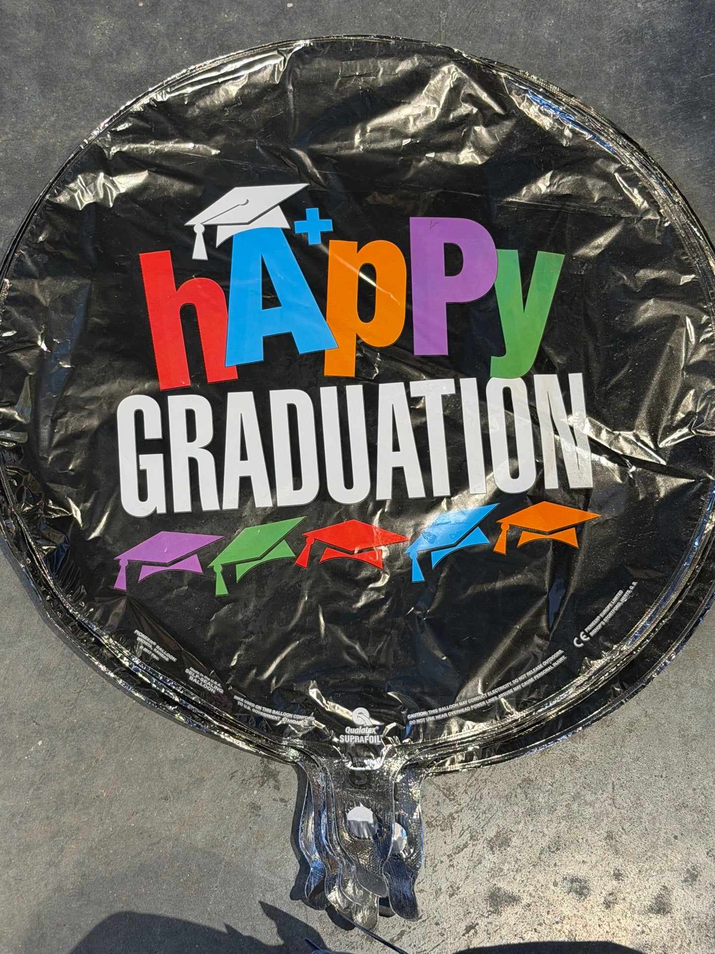 18” Happy Graduation Mylar Balloon