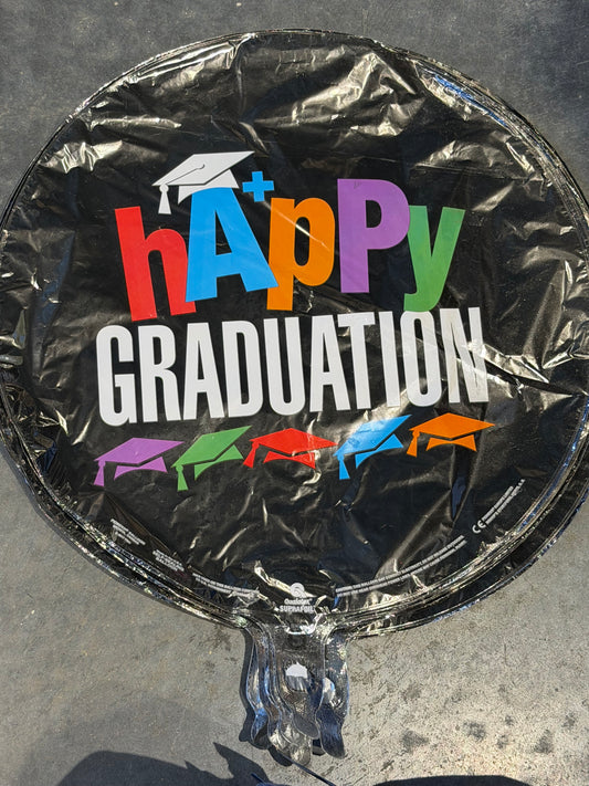 18” Happy Graduation Mylar Balloon