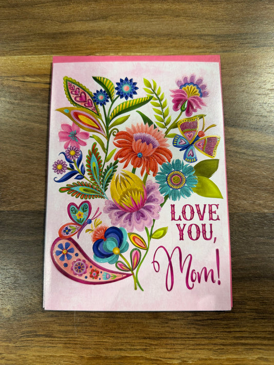 “Love you mom!” Card