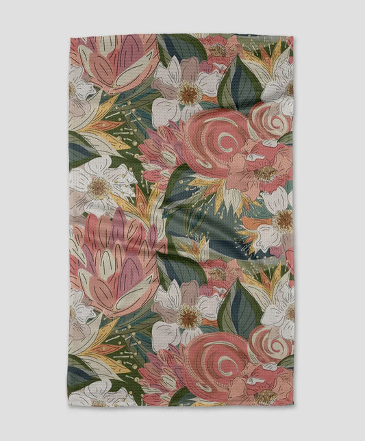 Flower Explosion Tea Towel