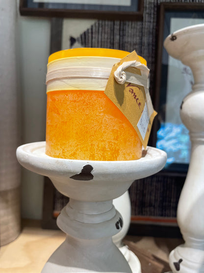 Timber Wax Candle—Pumpkin Color