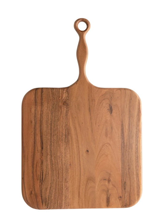 Acasia Wood Cutting Board w/Handle