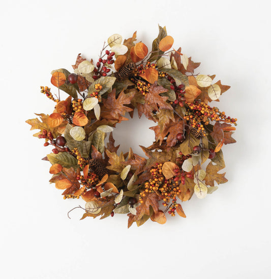 Mixed Leaf Wreath