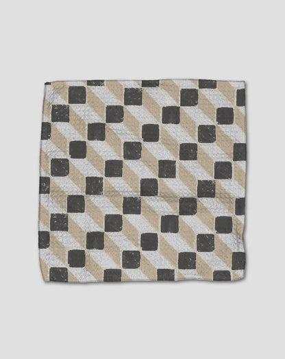 Geometry Chiseled Fall Dishcloth