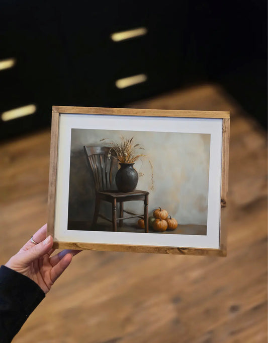 Fall Pumpkin Wood Sign