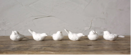 White Ceramic Bird