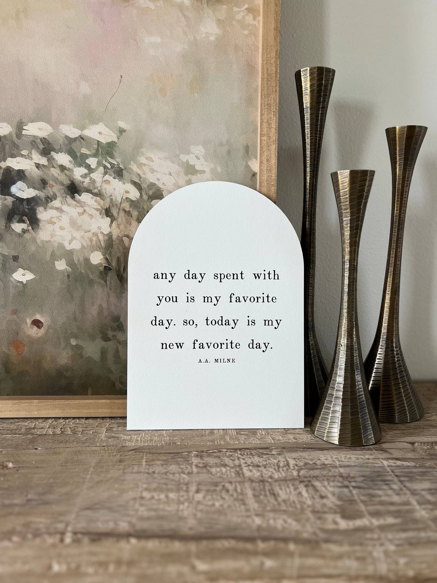 Any Day Spent With You, Wood Arch