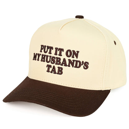 C.C PUT IT ON MY HUSBAND'S TAB Letter Trucker Hat