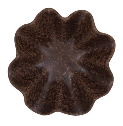 Stoneware Pleated Dish
