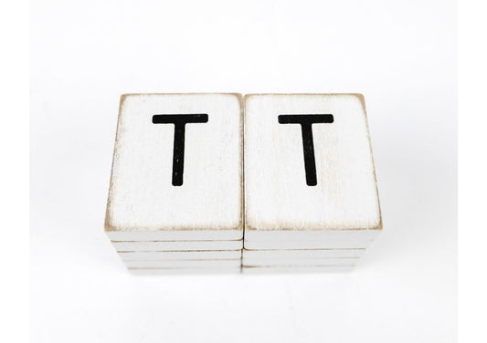 Letter Board White Letter Tile (T)