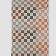 Autumn Checkers Tea Towel