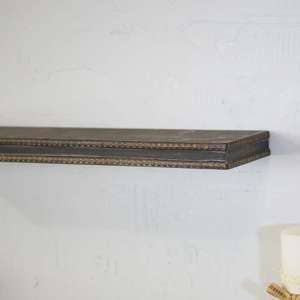 VIP Wood 16 in. Black Rectangular Floating Shelf