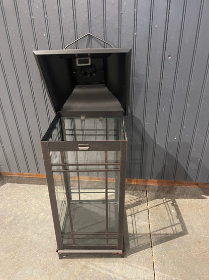 Black  Metal Lantern- large