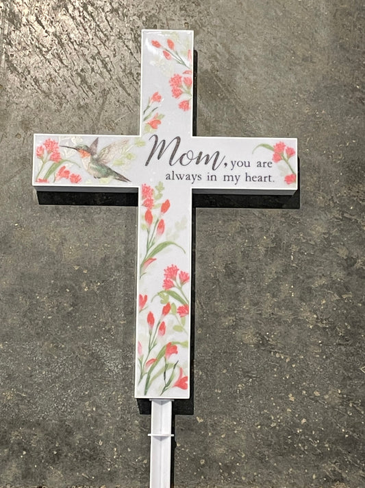 Solar Cross “Mom, you are always in my heart”
