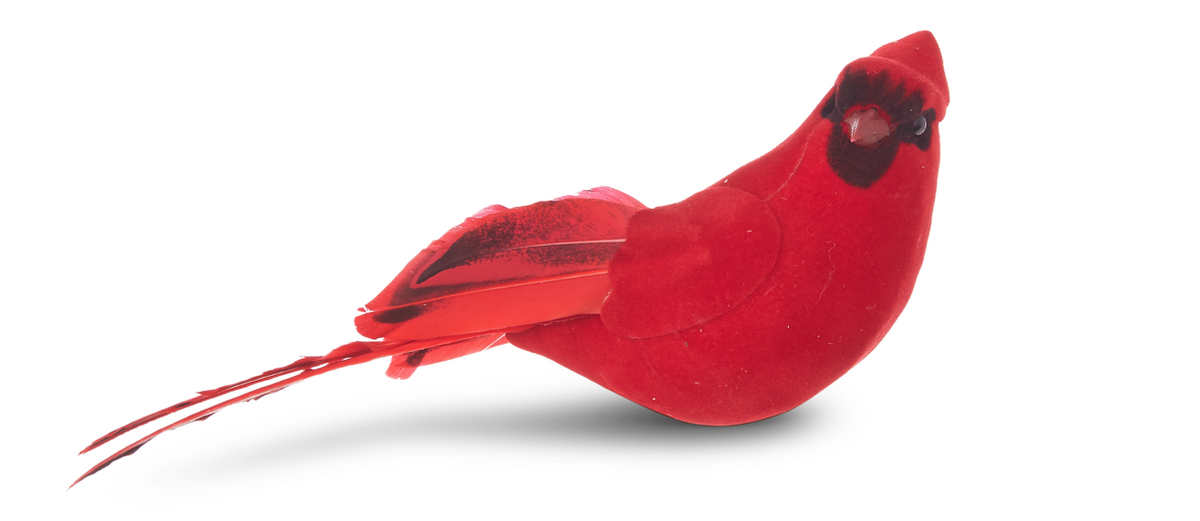7” Clip-on Cardinal Ornament