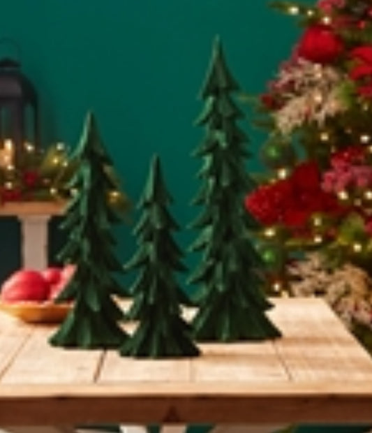23” Green Resin Tree-Lg