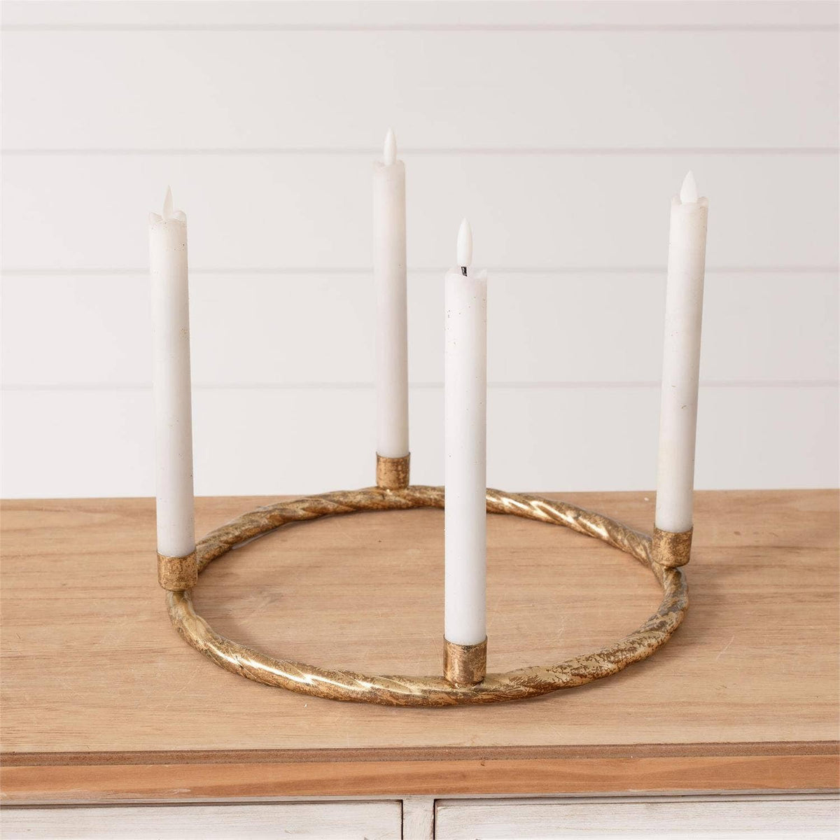 Gold Wreath Candelabra
