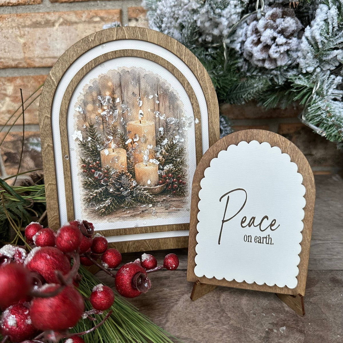 Peace on Earth Christmas Candlelight | Coordinating Set