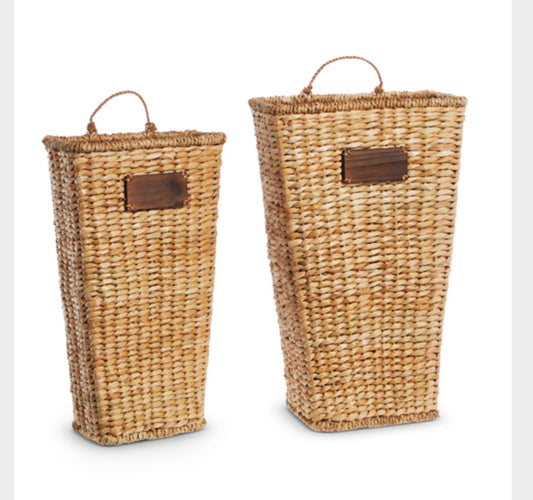 21” Wicker Wall Baskets-lg