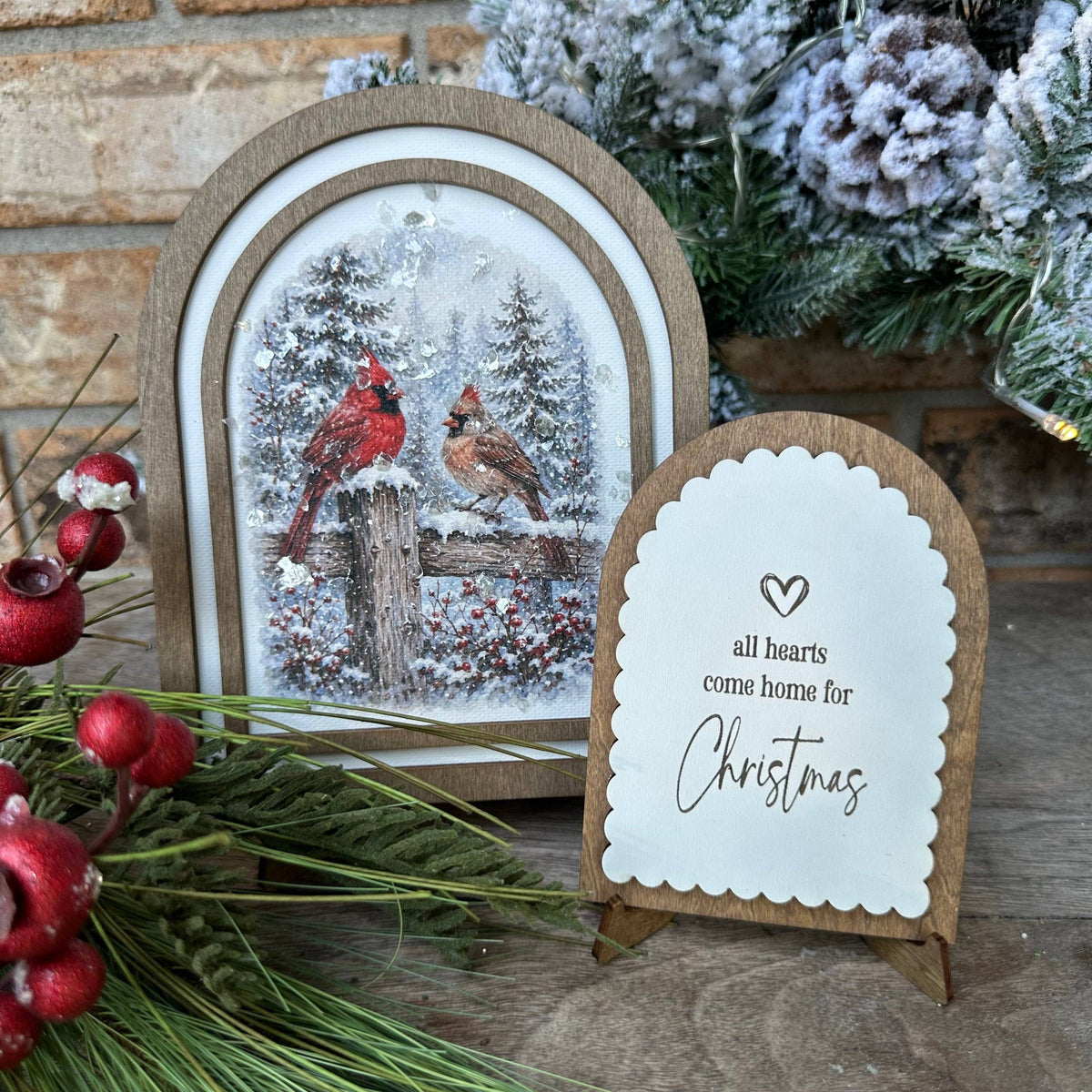 Home for Christmas Cardinals | Coordinating Set