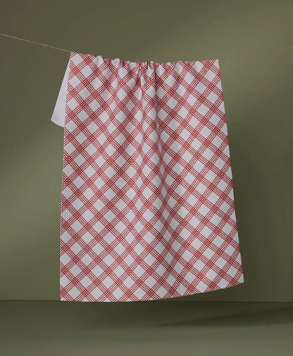 Crimson Wrap Tea Towel